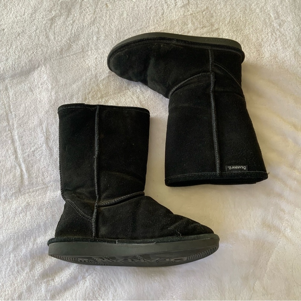 𝅺BEARPAW Black Tall Winter Boots